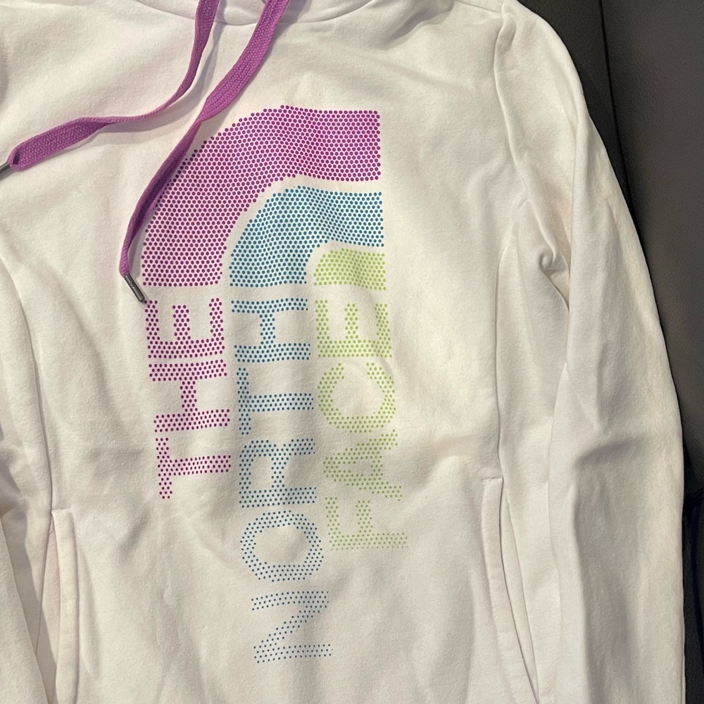 The North Face sweatshirt